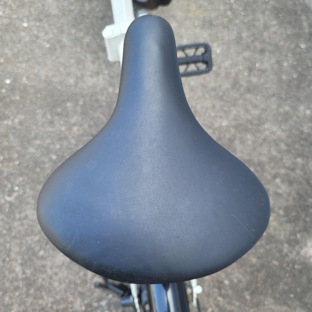CANORO 20インチ 折りたたみ自転車 ホワイト