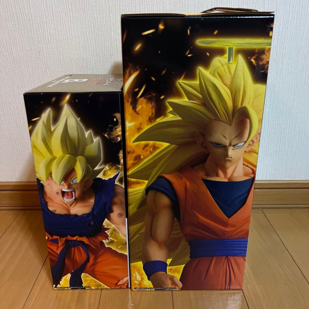 一番くじ ドラゴンボール A賞 超サイヤ人3孫悟空　B賞 超サイヤ人孫悟空