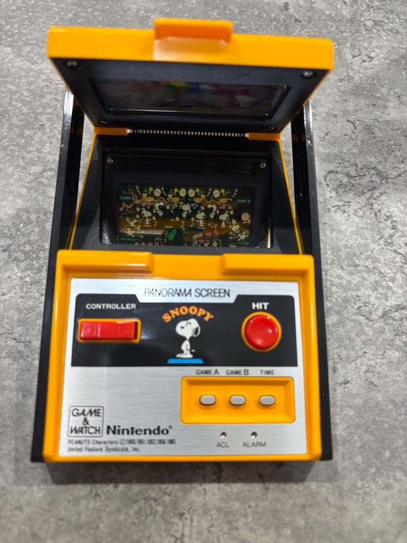 希少　ゲーム&ウォッチ スヌーピー パノラマスクリーン