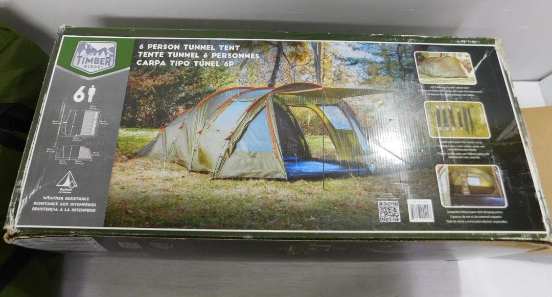 ティンバーリッジ ６人用トンネルテント 57452 未使用 コストコ