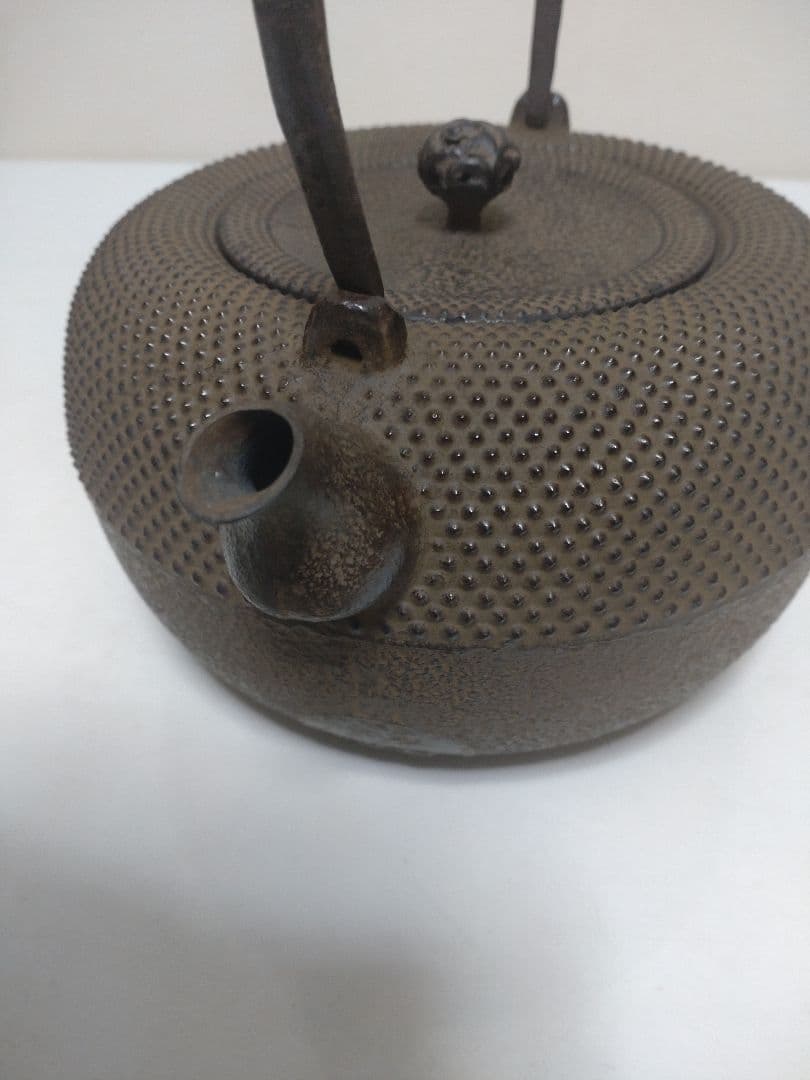 中村徳次郎（立徳）南部鉄瓶 共箱 栞 茶道具 煎茶道具
