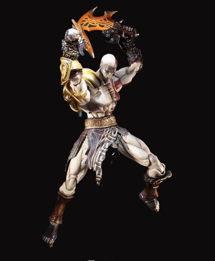 中古　PLAY ARTS改 クレイトス （GOD OF WAR）