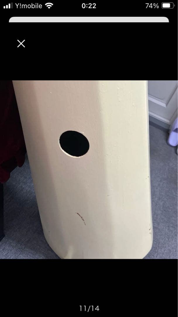 クリーム色ハープ、ソフトケース付き