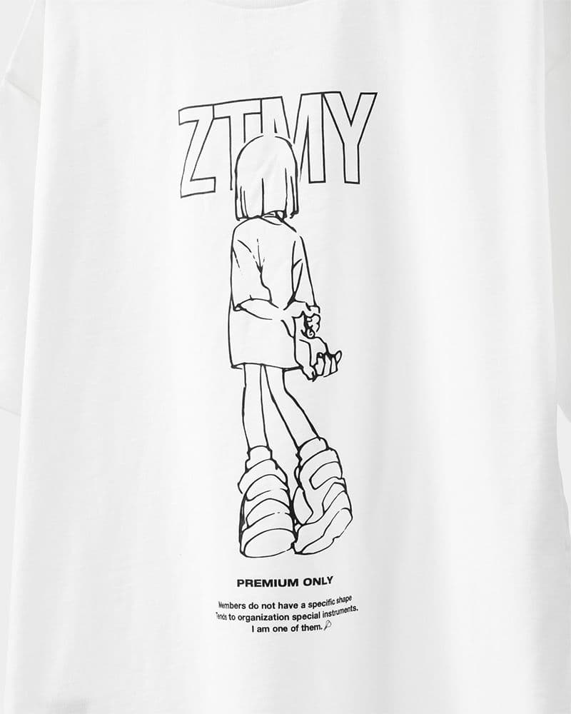 ずとまよ コズミックどろ団子ツアー ニラちゃんTシャツ ホワイト L