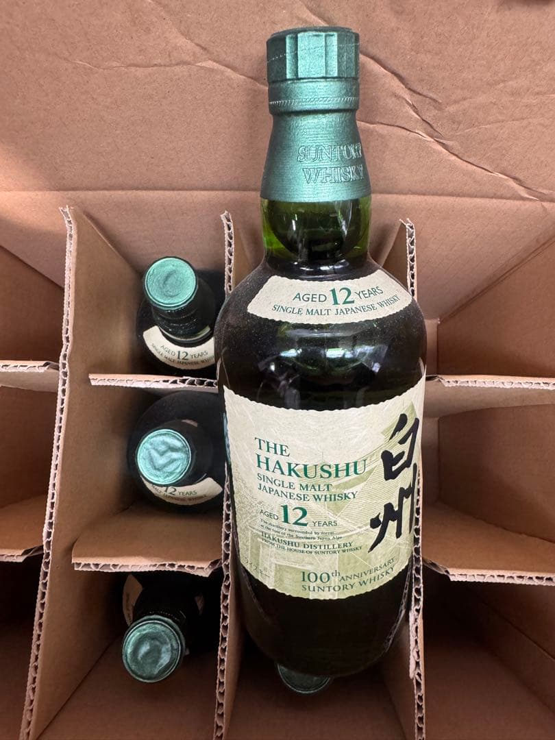 HAKUSHU 12年 シングルモルトウイスキー 6本