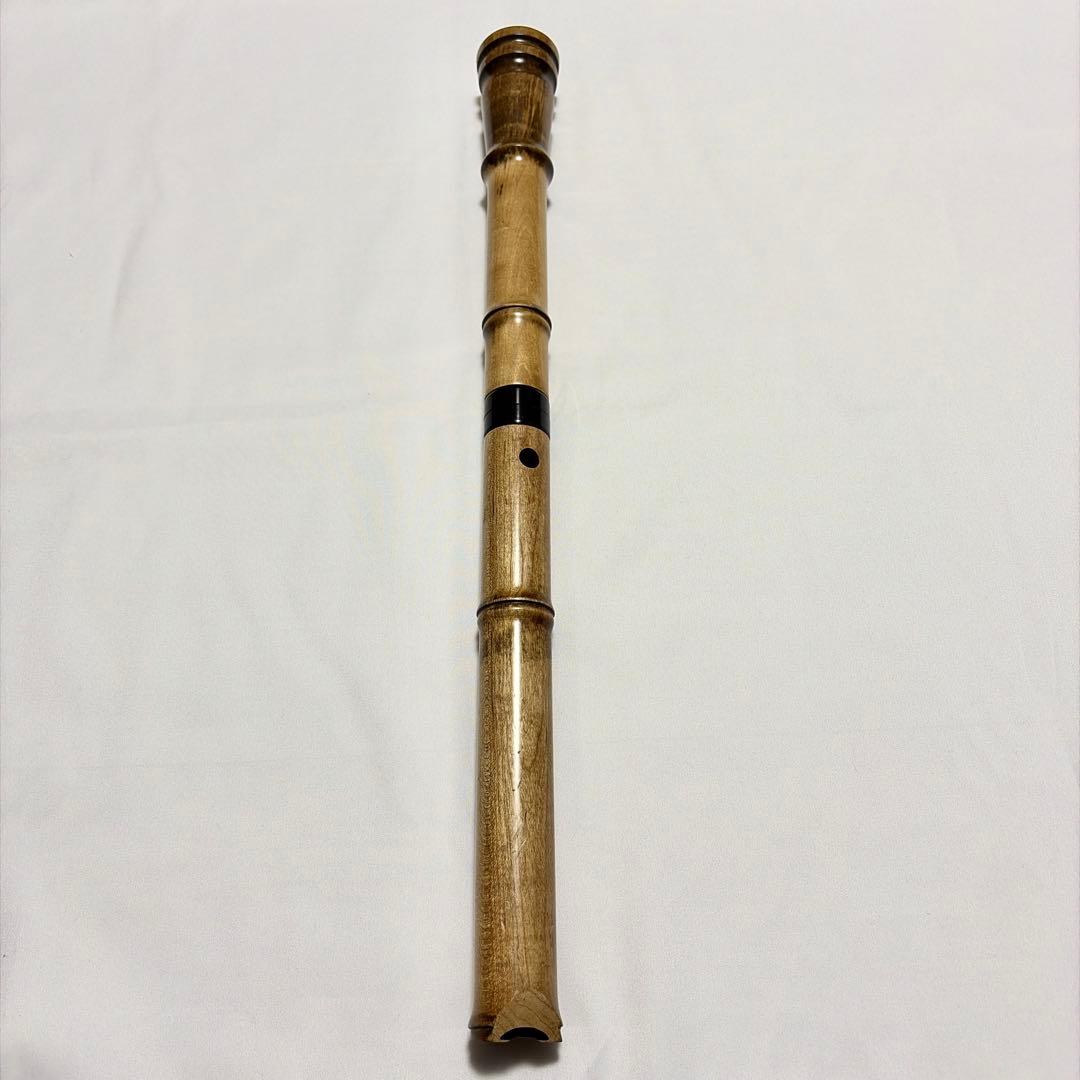 尺八 都山流 玉山銘 1尺8寸 木管 楽器 54.5cm