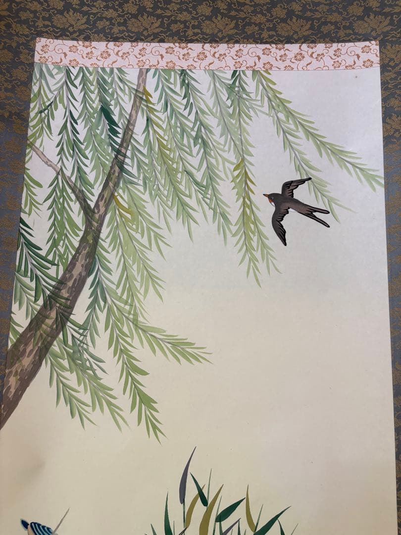 「夏花多」　上田紅月　茶道具 掛け軸 掛軸　共箱あり　絵画　日本画