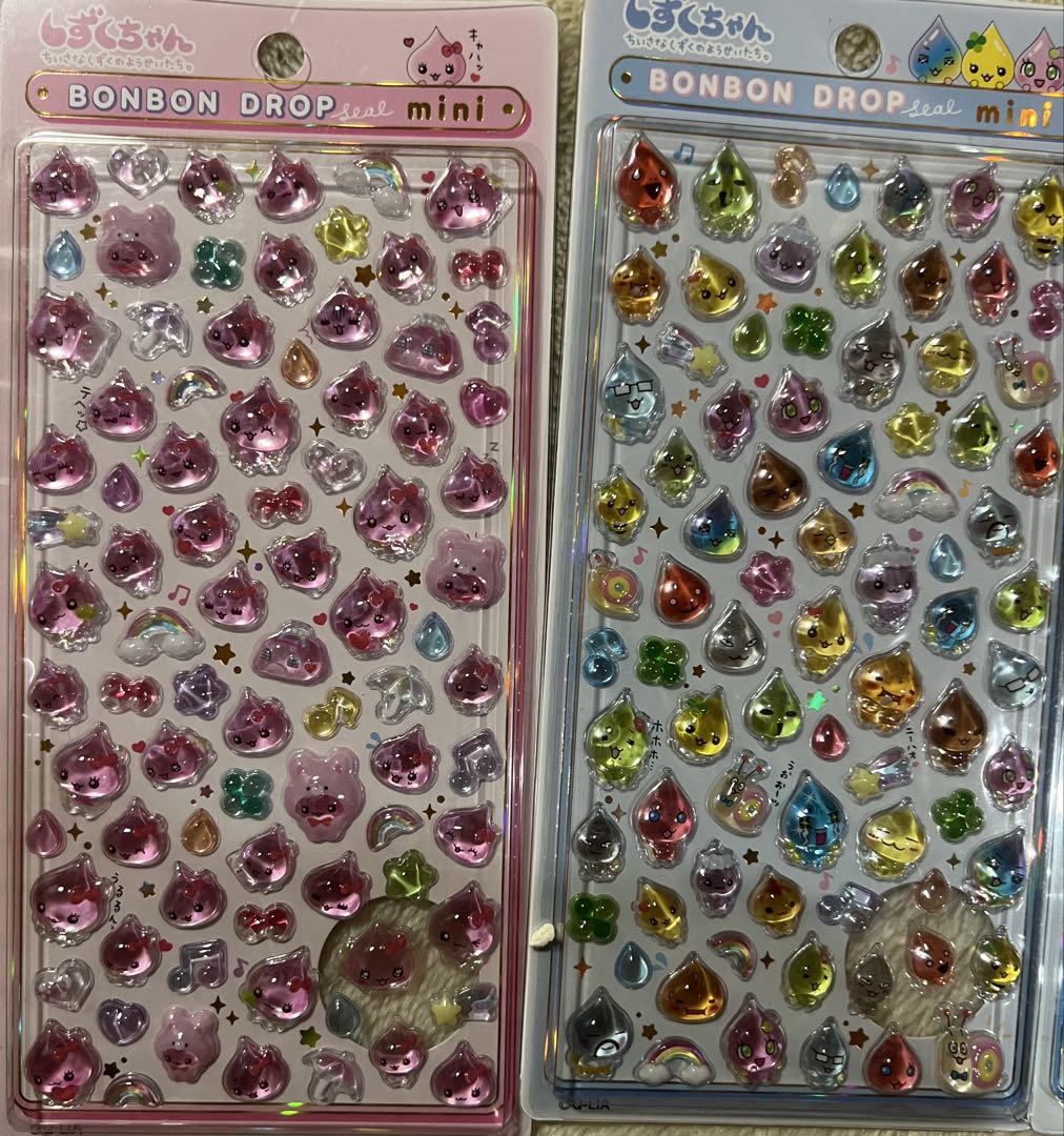 正規品ボンボンドロップシール　たまごっち　サンリオ　ディズニー　しずくちゃん