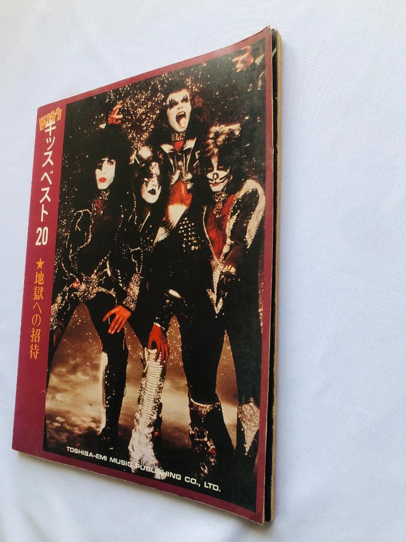 キッスベスト20　地獄への招待　KISS 楽譜本 Kiss Best 20
