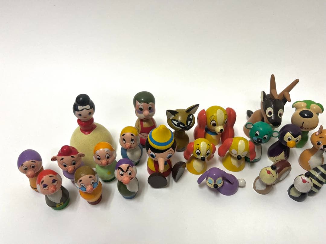 希少美品【Disney まんがこけし】59体 昭和レトロ
