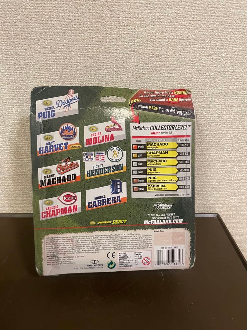 ミゲル・カブレラ マクファーレンフィギュア MLB シリーズ32 レアver