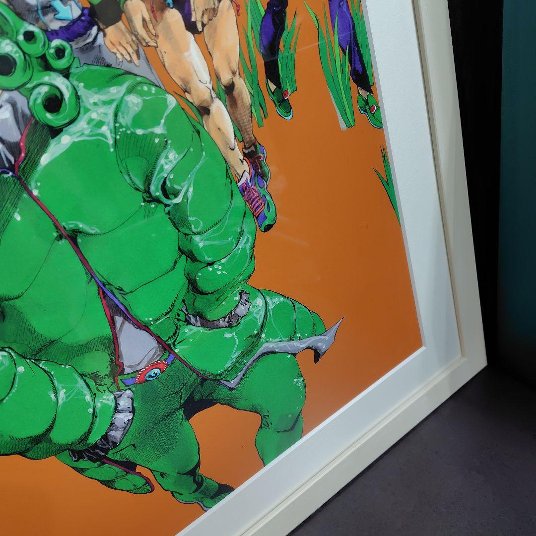 ジョジョの奇妙な冒険 複製原画 長崎 キーヴィジュアル ジョジョ展 冒険の波紋