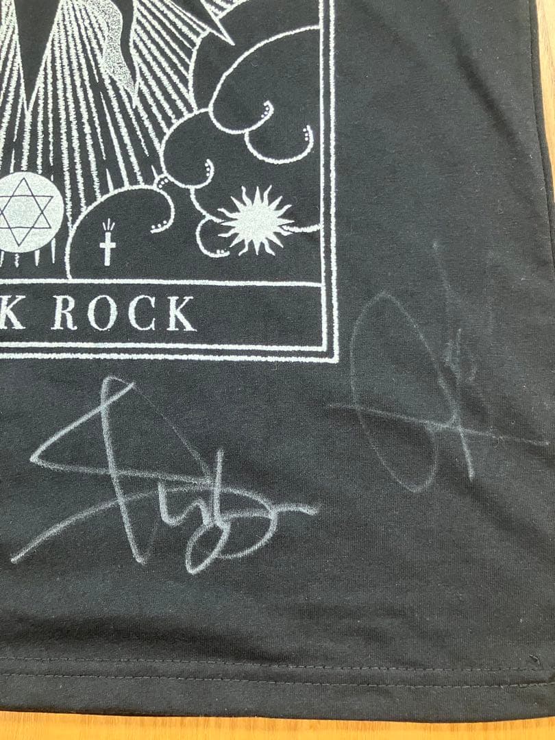 ONE OK ROCK サイン入りTシャツ　ワンオク　黒