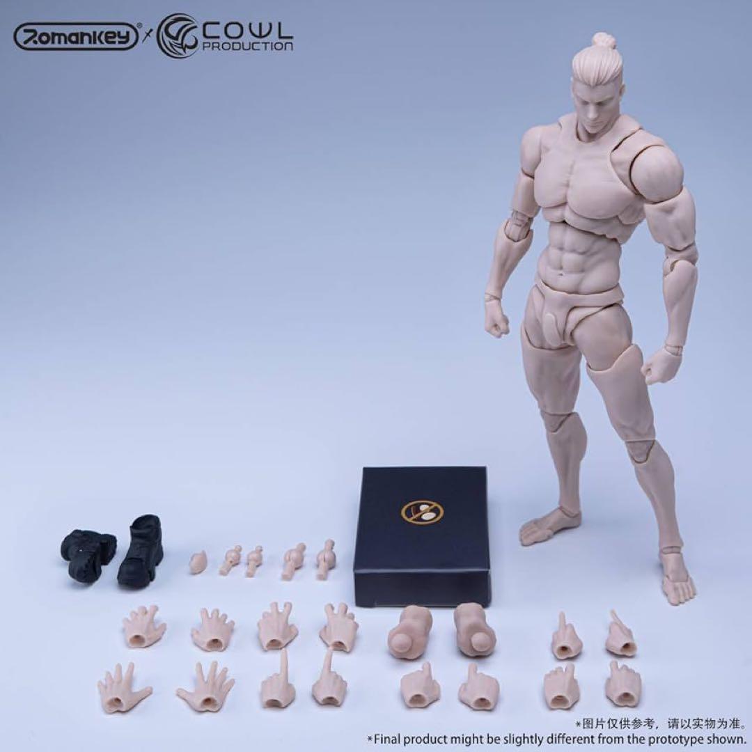 Romankey×COWL WHITE SKIN 男性素体 白肌