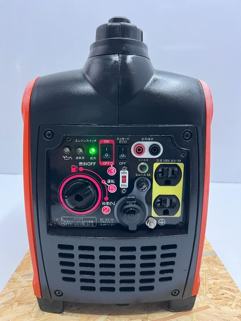 KOSHIN 工進 インバーター発電機 GV-9i ♪ 動作良好♪ 81K11