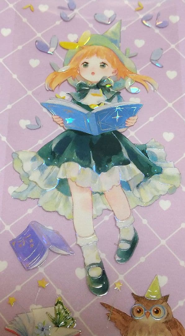 ✩のこり２✩J784▶甜妹魔法师(贝壳光)欣甜切り売り海外人物マステ女の子苜暖