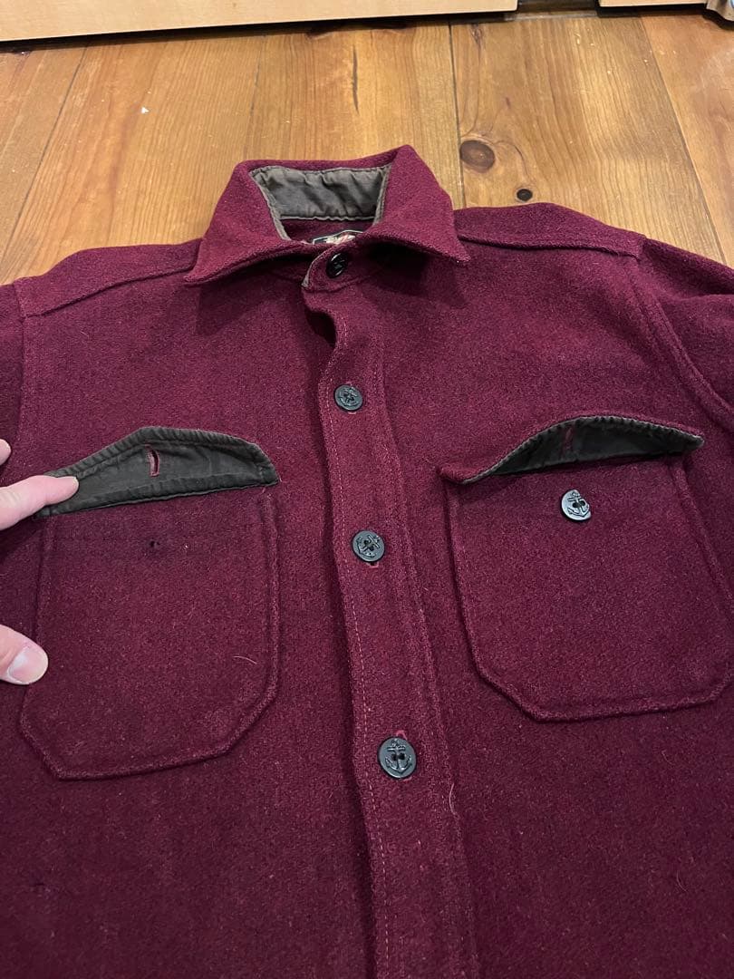 ヴィンテージ50.60sウールリッチ　ウールシャツ