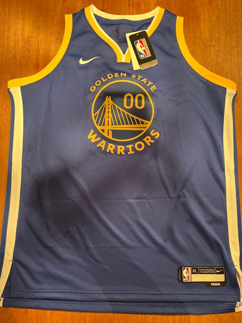 【公式】aespa カリナ NBA XL ウォリアーズ カスタムユニフォーム