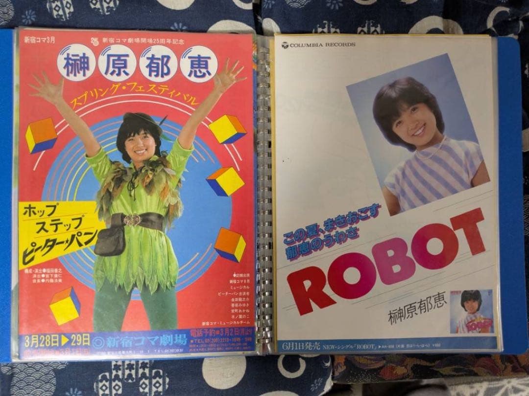 【貴重】榊原郁恵　パンフレット　グッズ　ブロマイド