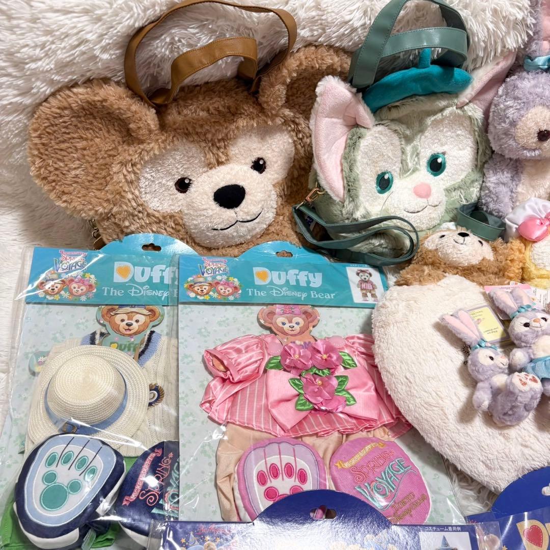 ディズニー　ダッフィー　ステラルー　ぬいぐるみバッジ　コスチューム　まとめ売り