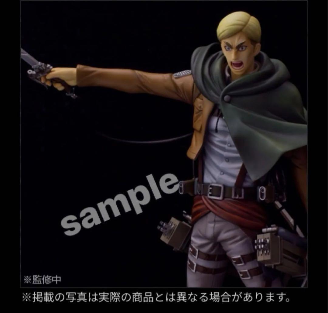 エルヴィンBRAVE-ACTフィギュア +期間限定オマケねんどろリヴァイ付き