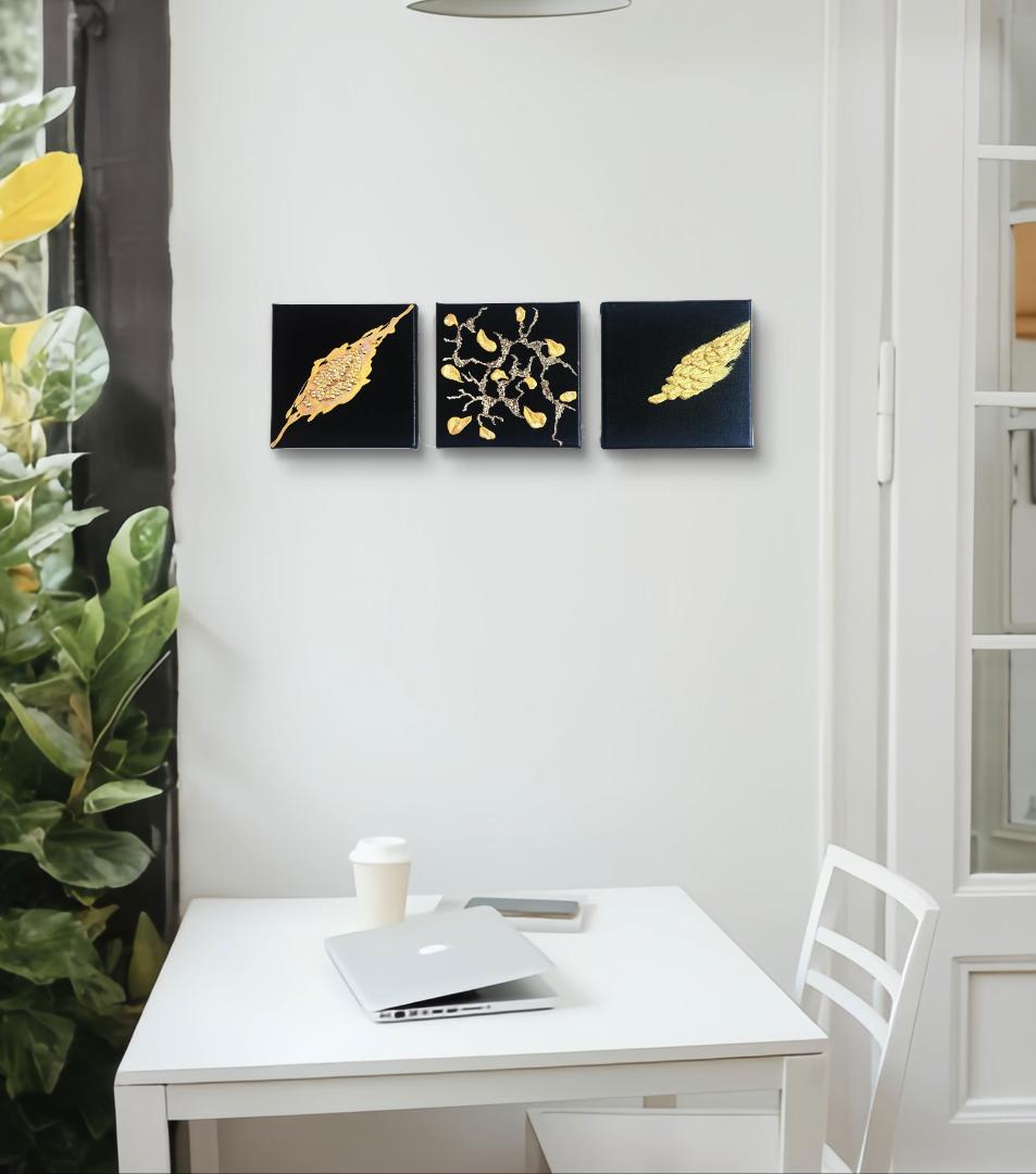 ビッグバンⅠ / テクスチャーアート 18×18㎝ S0 原画1点のみ モダン