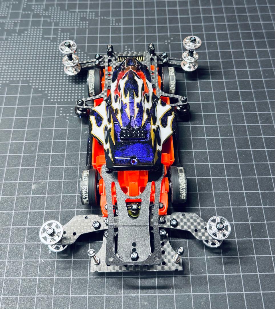 ミニ四駆 MSフレキ フルカーボン フルギミック 完成品 サンダーショットJr.