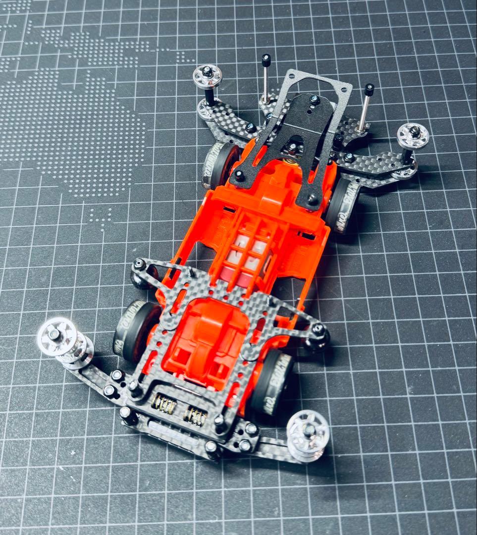 ミニ四駆 MSフレキ フルカーボン フルギミック 完成品 サンダーショットJr.