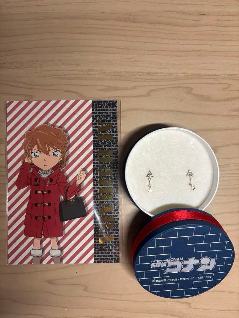 THE KISS × 名探偵コナン コラボピアス（灰原哀モデル）新品・特典付き