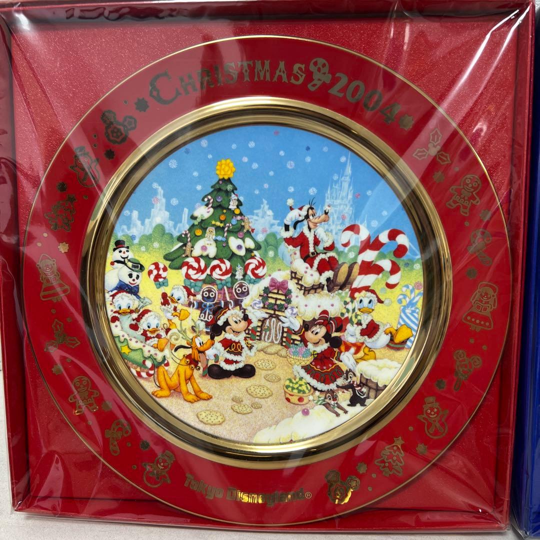 東京ディズニーランド・シー クリスマスプレートセット 2004