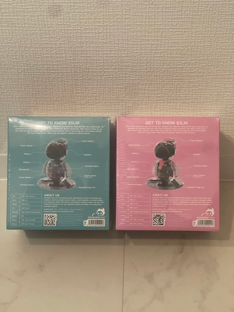 Eilik 【新品未開封】コンパニオンロボット2色セット