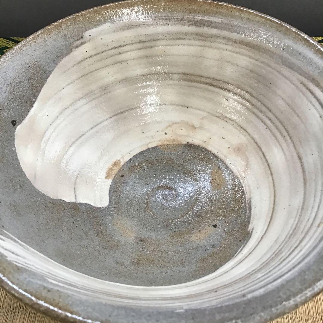 茶道具　茶碗　高麗焼茶碗　楽善斎　刷毛目茶碗　李方子　作　共箱　S217CW