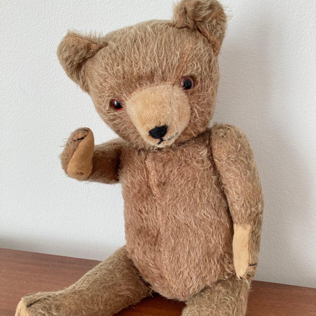 アンティークベア　テディベア　ミルクティー　ドイツ　ヴィンテージ