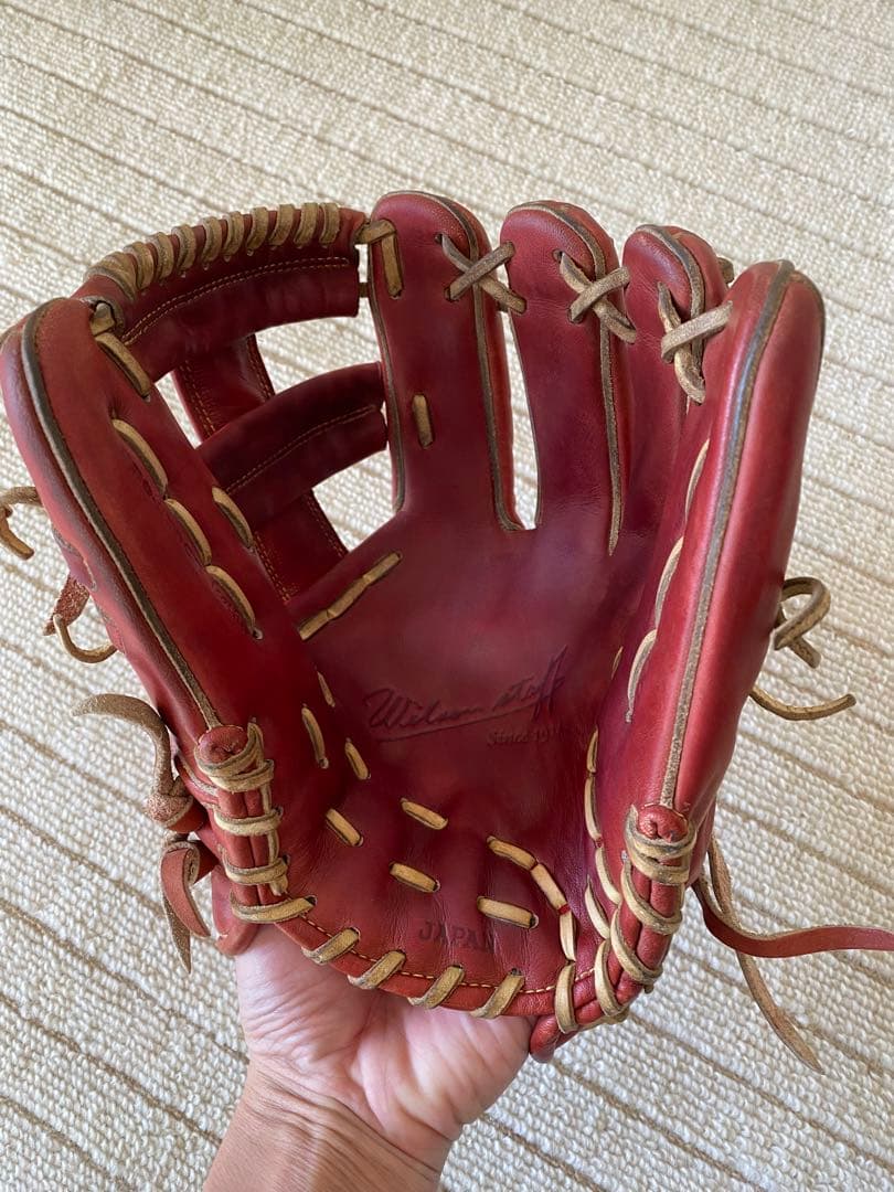 Wilson 硬式グラブ　内野手用　小指２本入れ