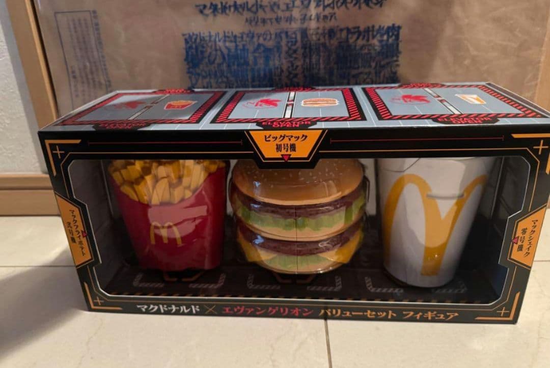 マクドナルド×エヴァンゲリオン バリューセット フィギュア マック ７個セット