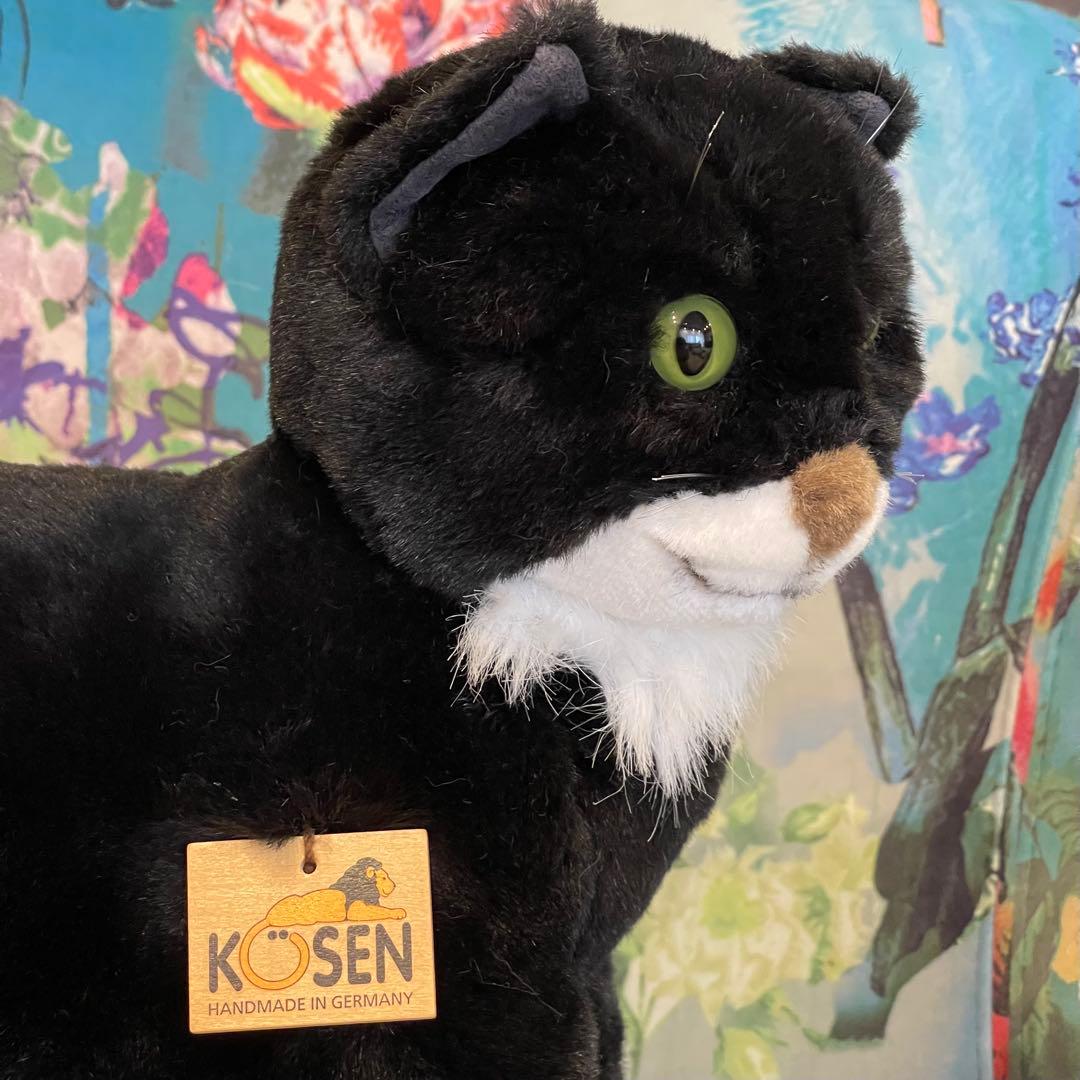 KOSEN ケーセン 黒猫 CAT,STANDING BLACK 38cm