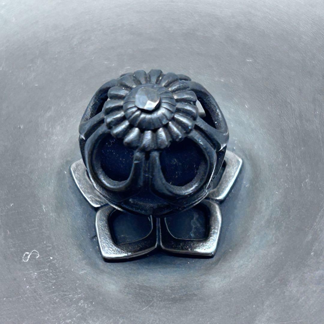 釜師 菊地政光作 置炉釜 桜川地紋 茶釜 茶道　-378-