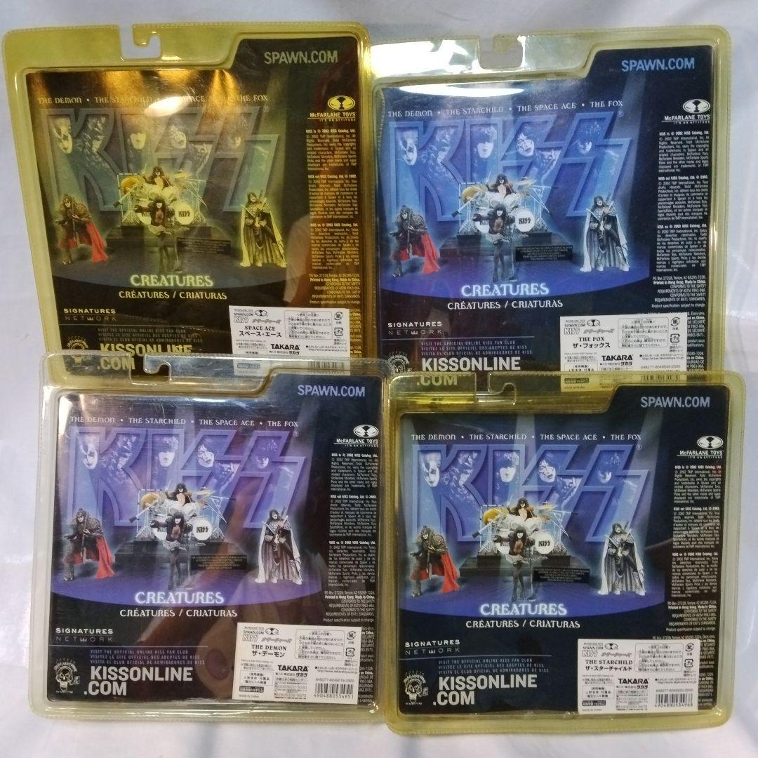 2002 KISS CREATURES フィギュア 4体セット未開封品