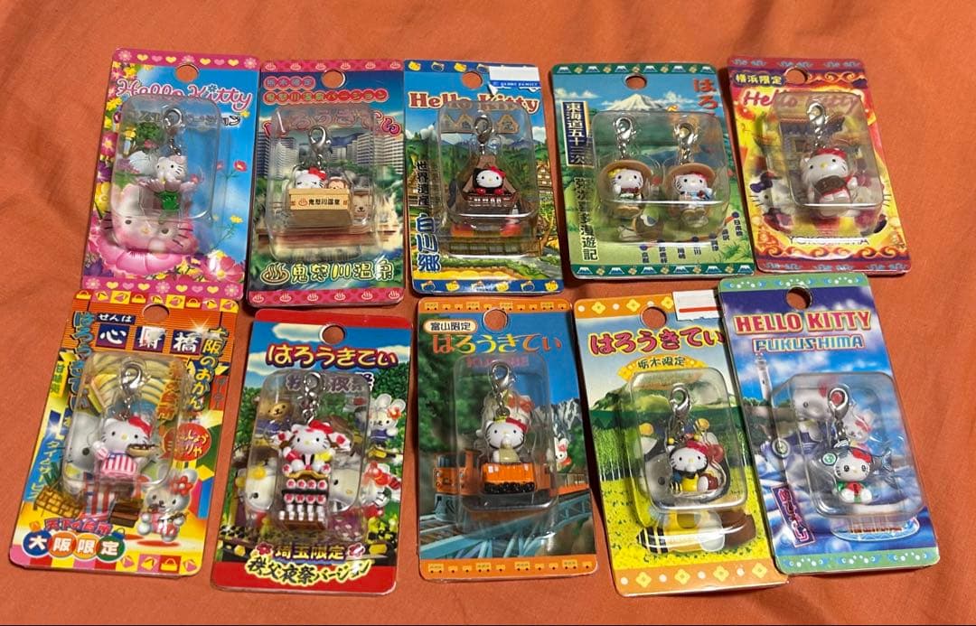 ご当地キティストラップ156点セット