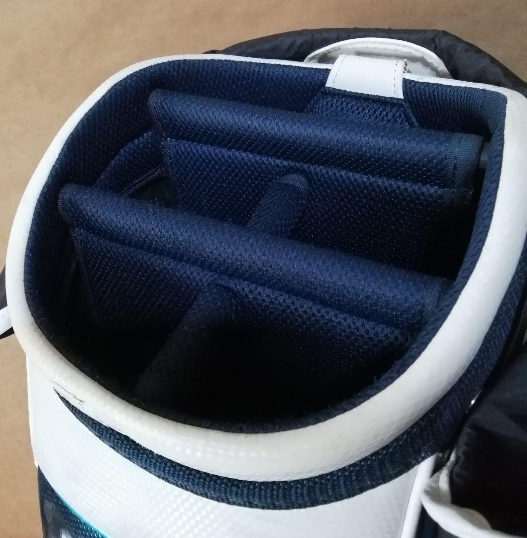 adidas golf キャディバッグ(白) + トートバック(紺) 2点セット