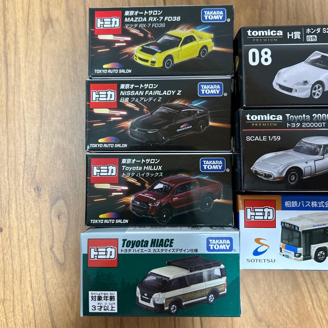 トミカ限定モデル　東京オートサロン、トミカくじ、相鉄バス、イオン限定