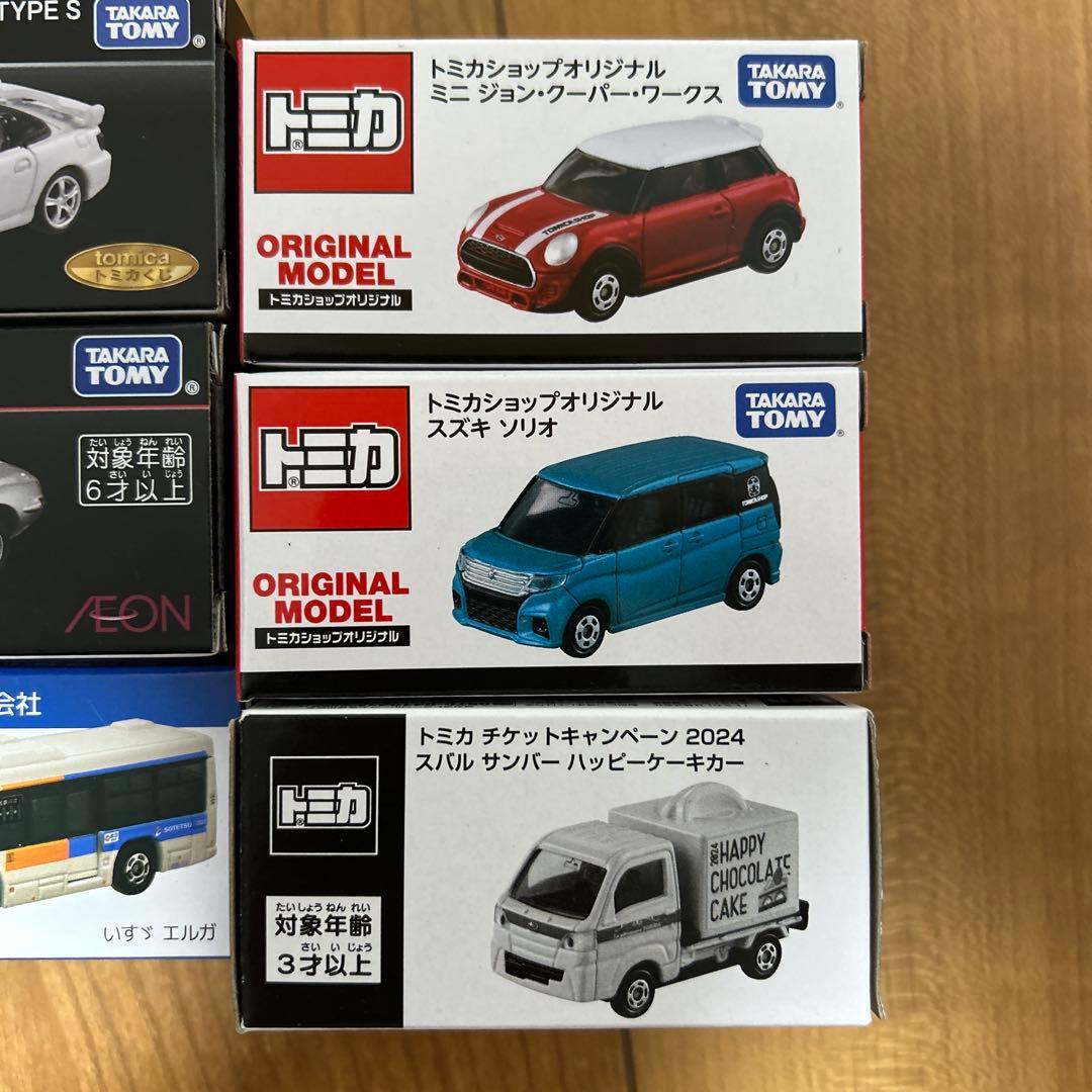 トミカ限定モデル　東京オートサロン、トミカくじ、相鉄バス、イオン限定