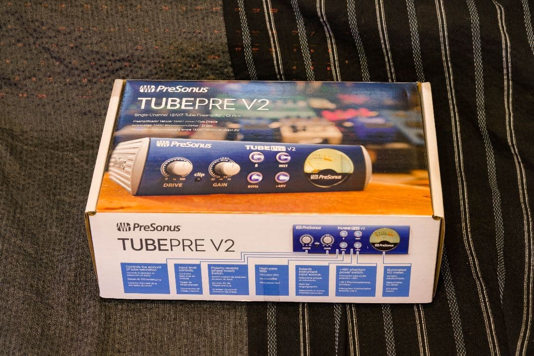 【8/6迄】PreSonus TUBEpre v2 マイクプリアンプ 【管換装】
