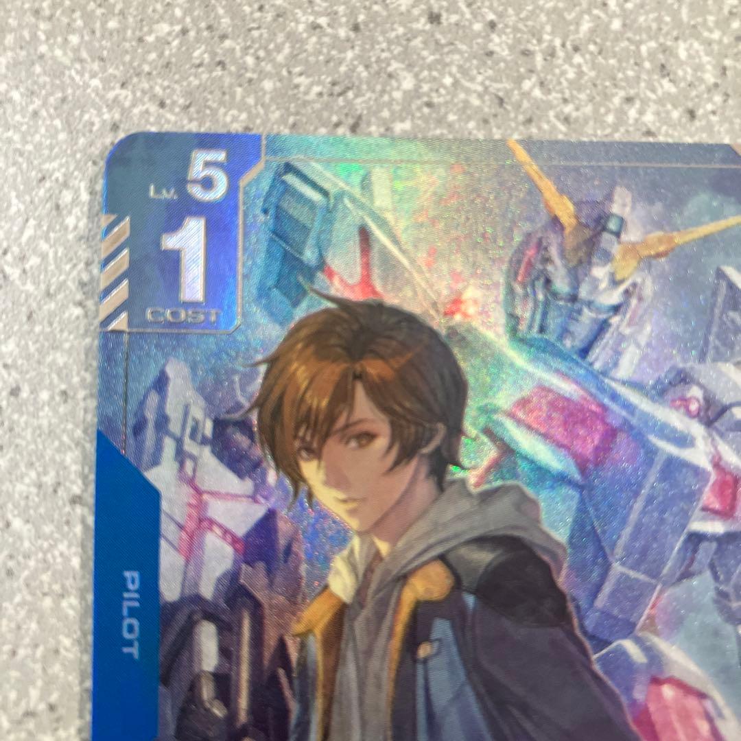 ☆ガンダムカードゲーム☆バナージ・リンクス☆パラレル☆未使用☆β版☆