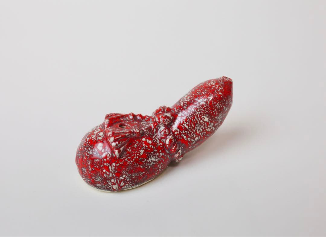 箕面焼　松田箕山　瓢箪　水滴