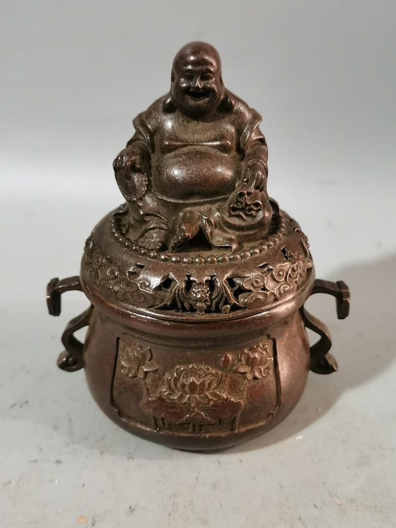 弥勒仏の両耳 香炉 装飾品 工芸品美術品 置物