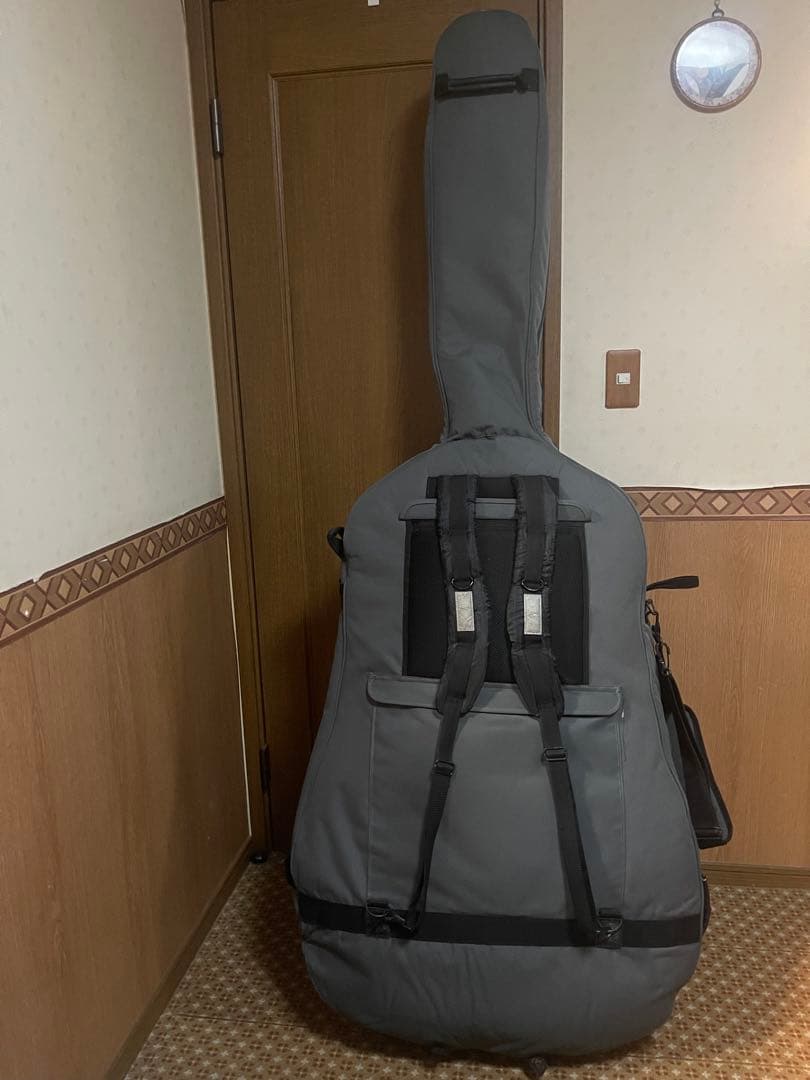 【桃次郎】木製 4弦 コントラバス ウッドベース
