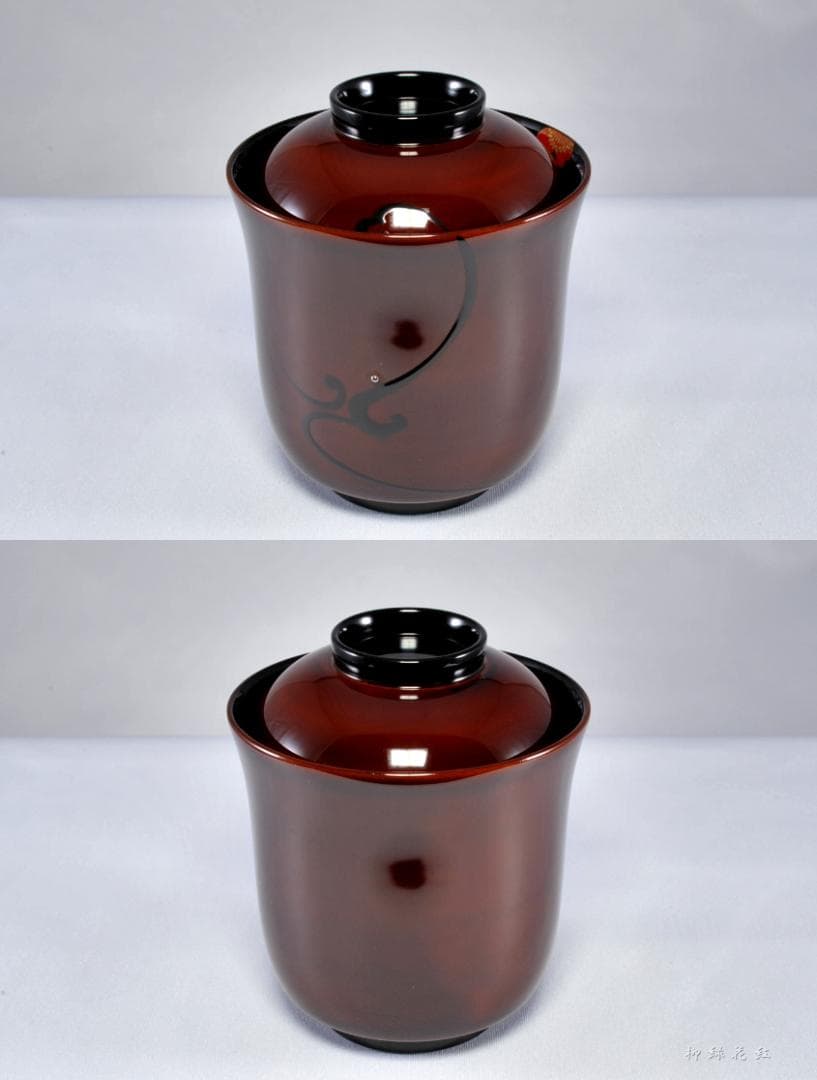 【Lemon】祥明 輪島塗 春秋蒔絵 箸洗 五 共箱 箱瀬淳一