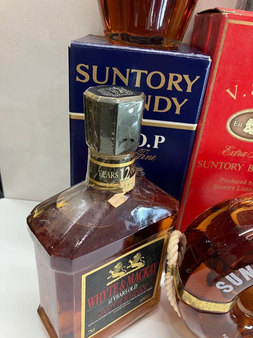 洋酒 ウイスキー ブランデー 未開封 まとめ売り セット サントリー