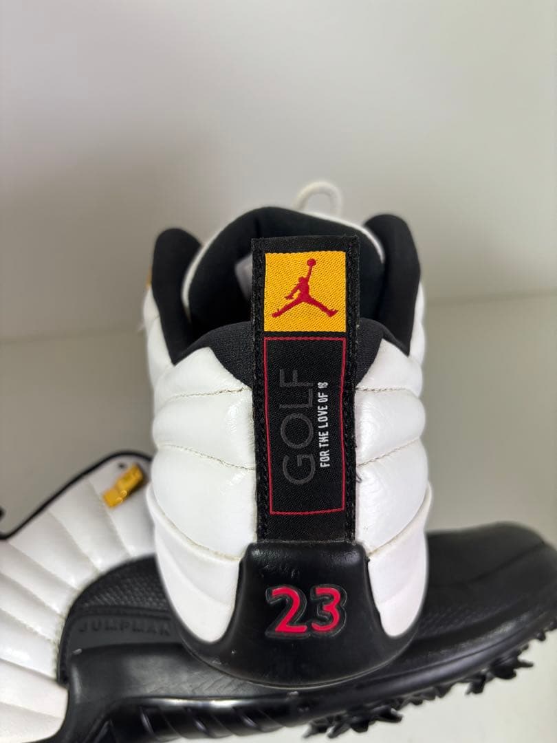 美品　NIKE エアジョーダンゴルフ　AJ12 LOW 白黒